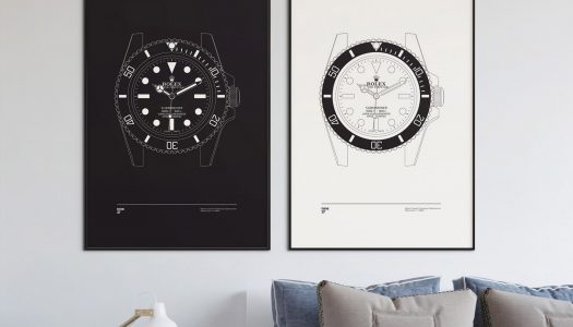 Nine37 : des illustrations de montres pour habiller vos murs