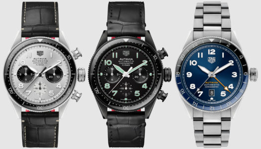 TAG Heuer célèbre le 60ème anniversaire de l’Autavia avec deux chronographes Flyback et un GMT