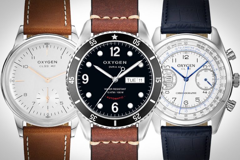 Montre Homme OXYGEN City Legend 40 - Quartz, Bracelet Cuir, Occasion