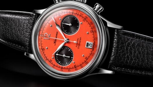 Kurono ose l’orange flamboyant avec la Vermilion Chronograph “SHU”
