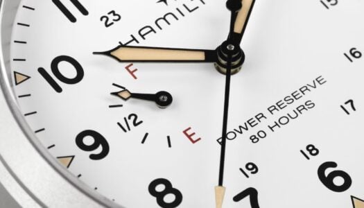 Hamilton Khaki Field Power Reserve : 80 heures au cadran